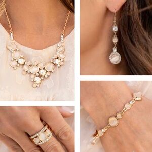 4pc Stone Necklace Set. NWT